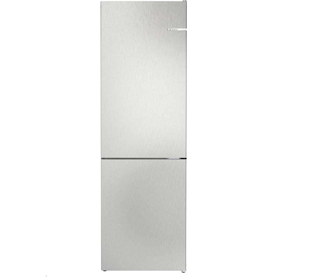 BOSCH Serie 4 KGN362LDFG 70/30 Fridge Freezer - Inox, Silver/Grey