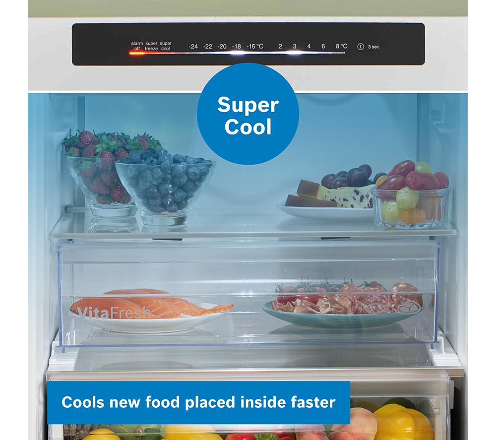 BOSCH Series 4 KGN362LDFG 60/40 Fridge Freezer - Inox image number 4 of 13