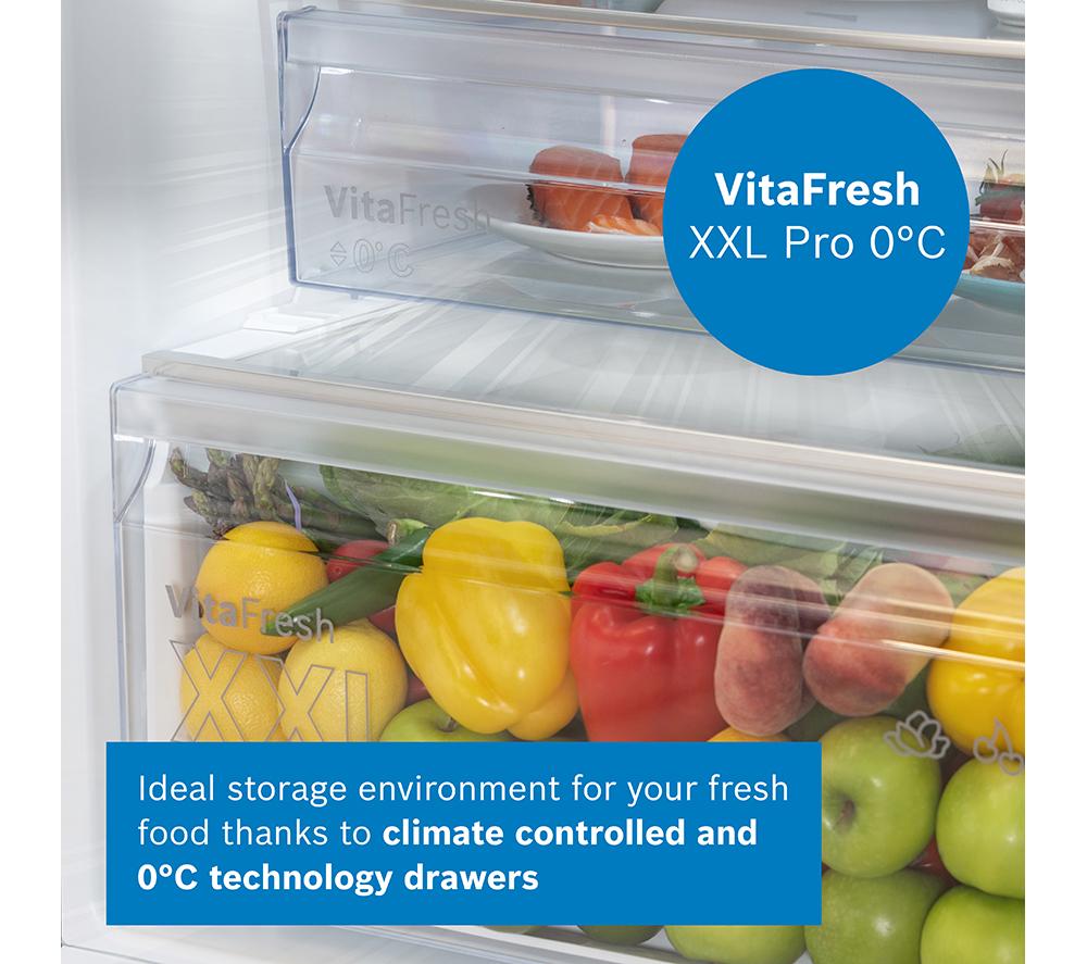 BOSCH Series 4 KGN362LDFG 60/40 Fridge Freezer - Inox image number 5 of 13
