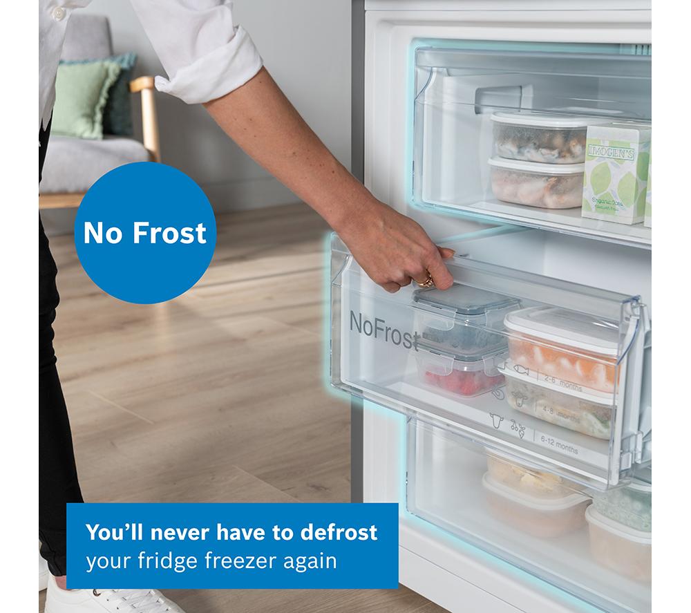 BOSCH Series 4 KGN362LDFG 60/40 Fridge Freezer - Inox image number 7 of 13