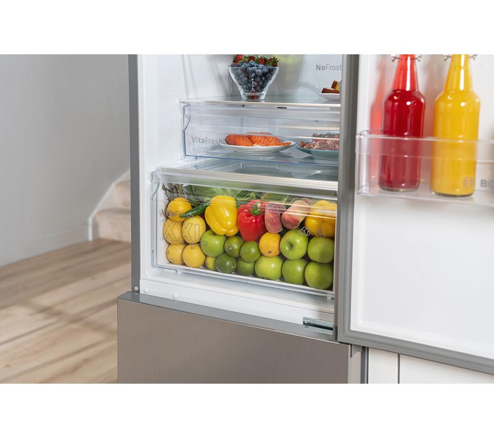 BOSCH Series 4 KGN362LDFG 60/40 Fridge Freezer - Inox image number 12 of 13