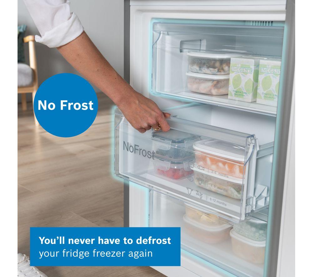 BOSCH Series 4 KGN392LDFG 70/30 Fridge Freezer - Inox image number 5 of 18