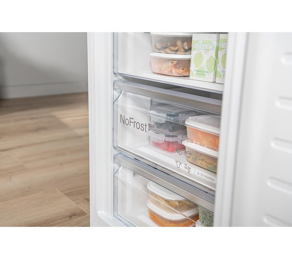 BOSCH Series 4 KGN392WDFG 70/30 Fridge Freezer - White image number 18 of 19