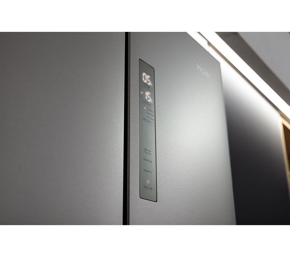 HAIER HFR5719ENMP Fridge Freezer - Platinum Inox image number 8 of 12