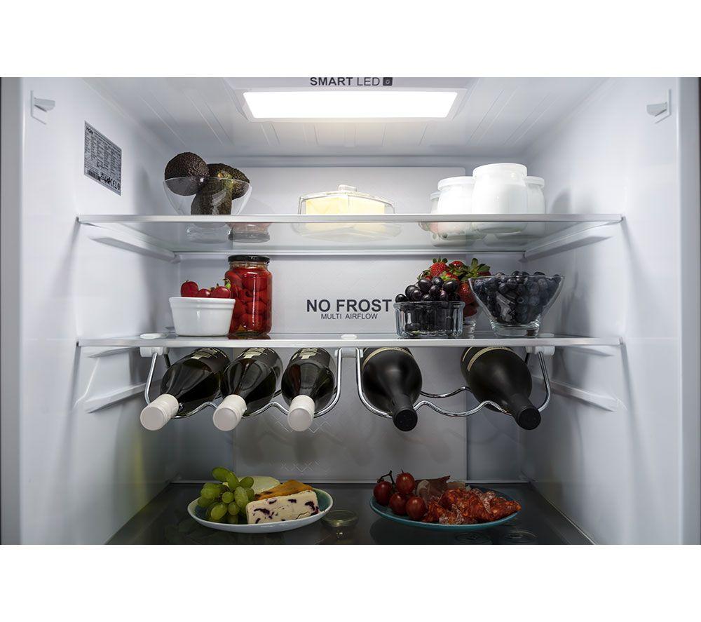 HAIER HFR5719ENMP Fridge Freezer - Platinum Inox image number 11 of 12