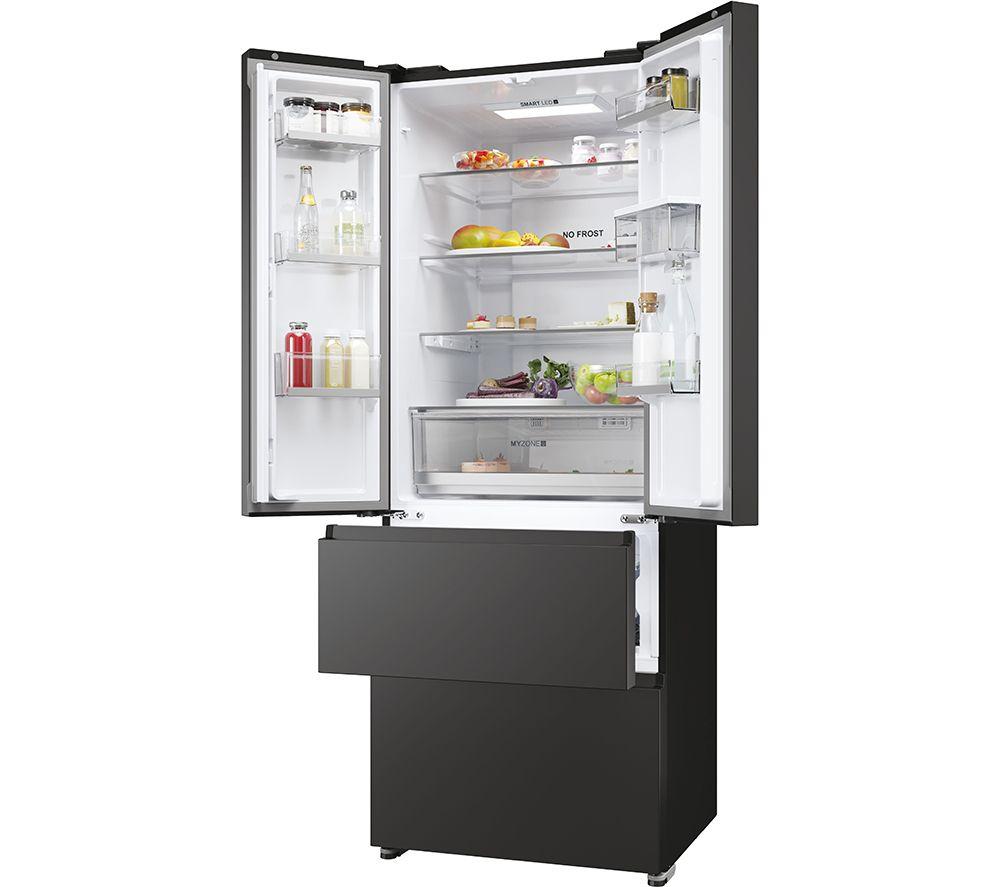 HAIER HFR5719EWPB Fridge Freezer - Slate Black image number 2 of 16