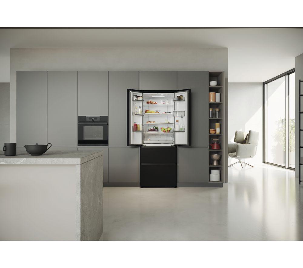 HAIER HFR5719EWPB Fridge Freezer - Slate Black image number 15 of 16