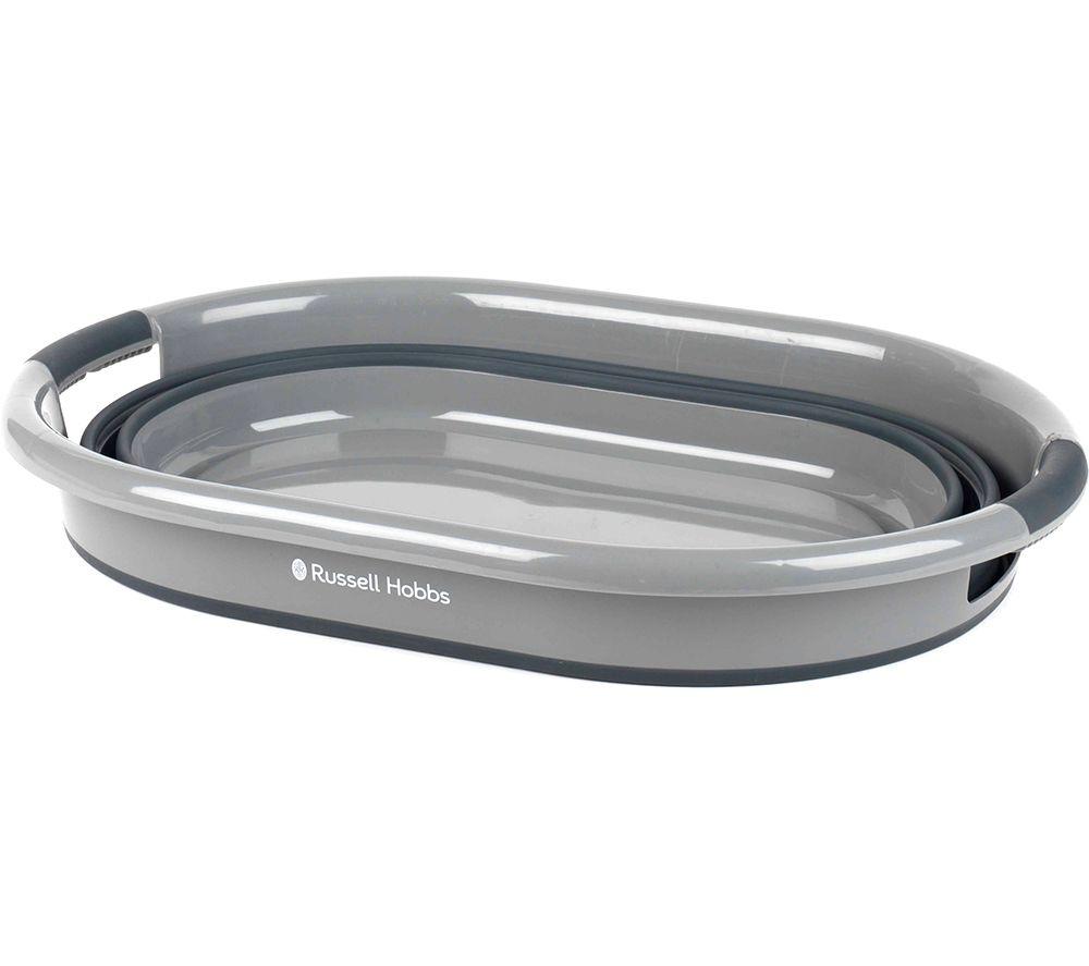 RUSSELL HOBBS LA053879 Laundry Basket - Black & Grey image number 3 of 5