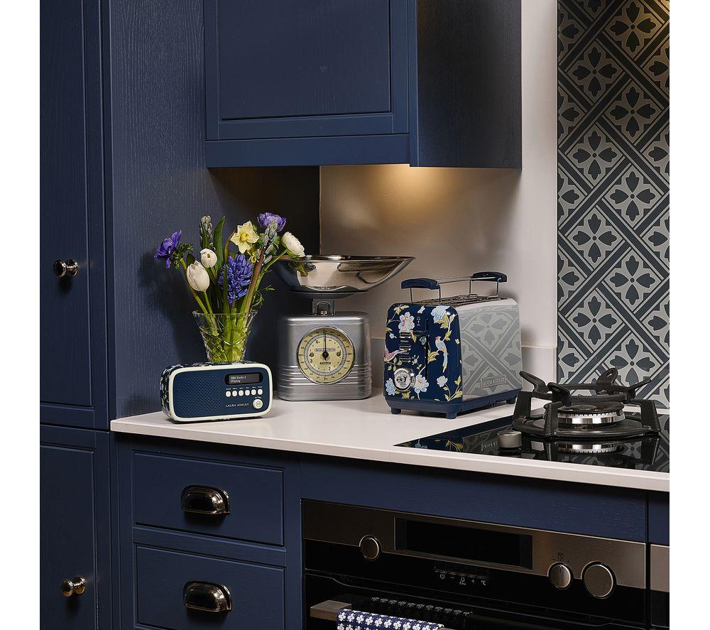 LAURA ASHLEY Laura Ashley 2-Slice Toaster - Elveden Navy image number 8 of 8