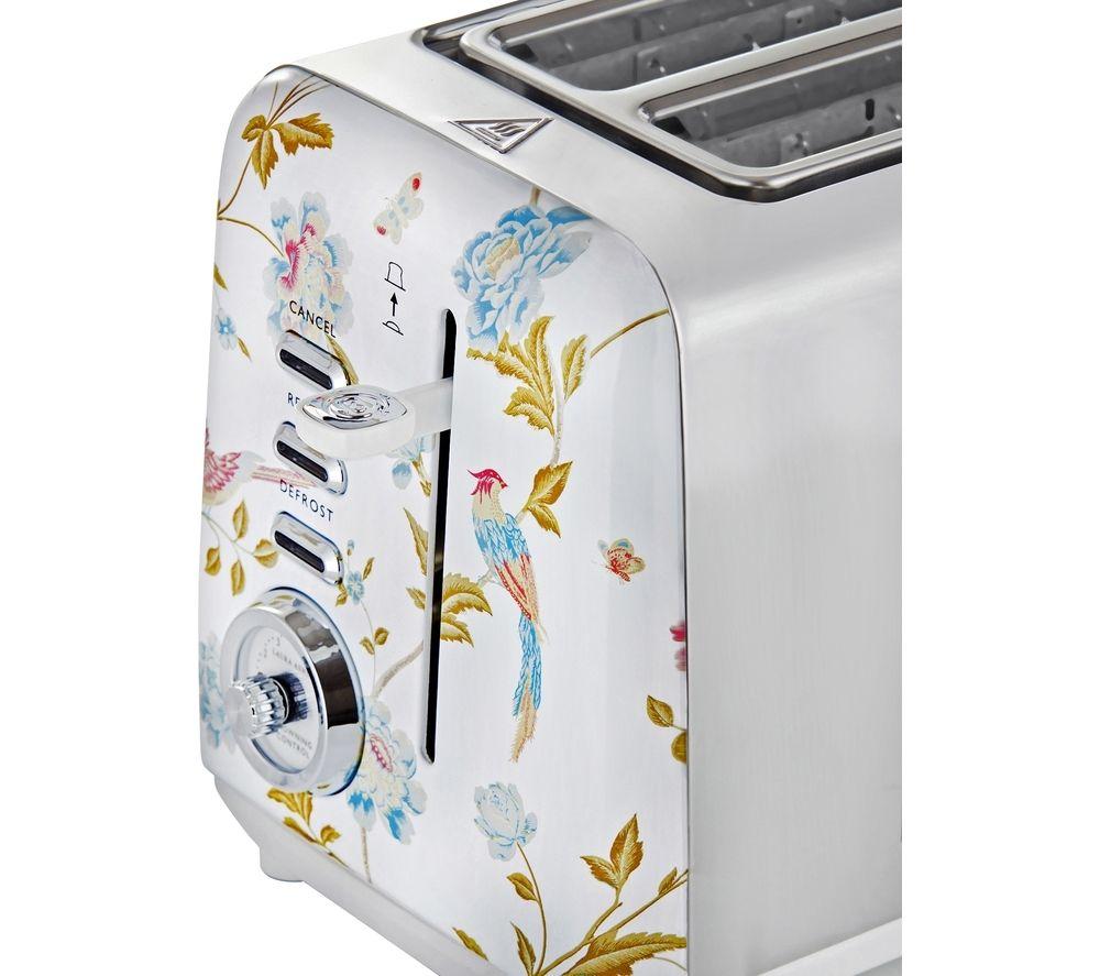 LAURA ASHLEY 2-Slice Toaster - Elveden White image number 3 of 12