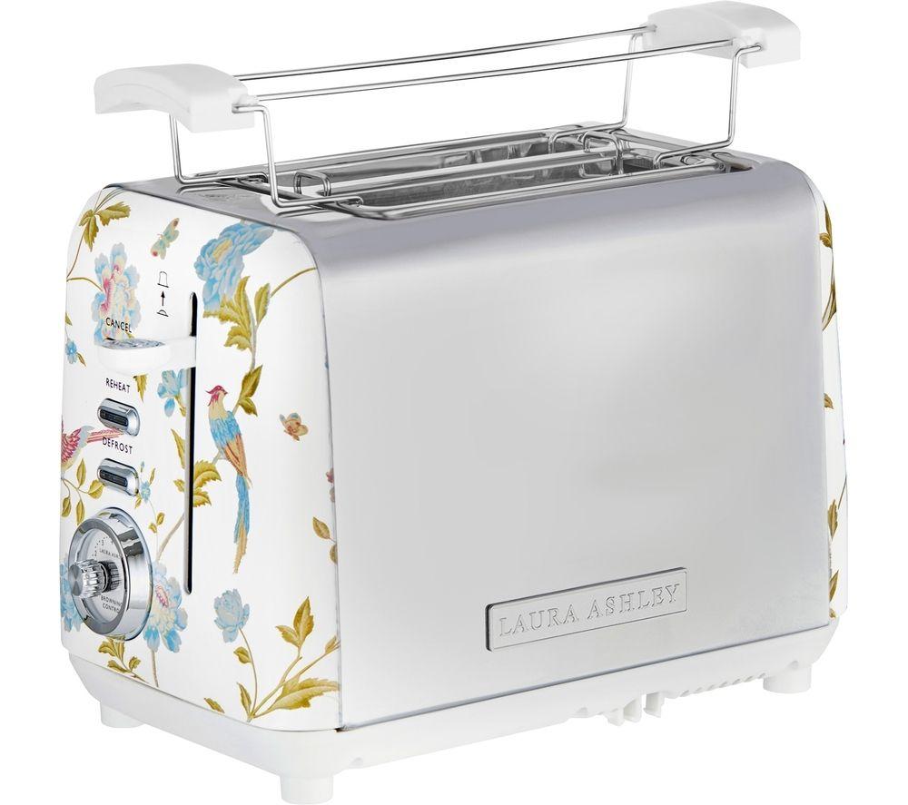 LAURA ASHLEY 2-Slice Toaster - Elveden White image number 4 of 12