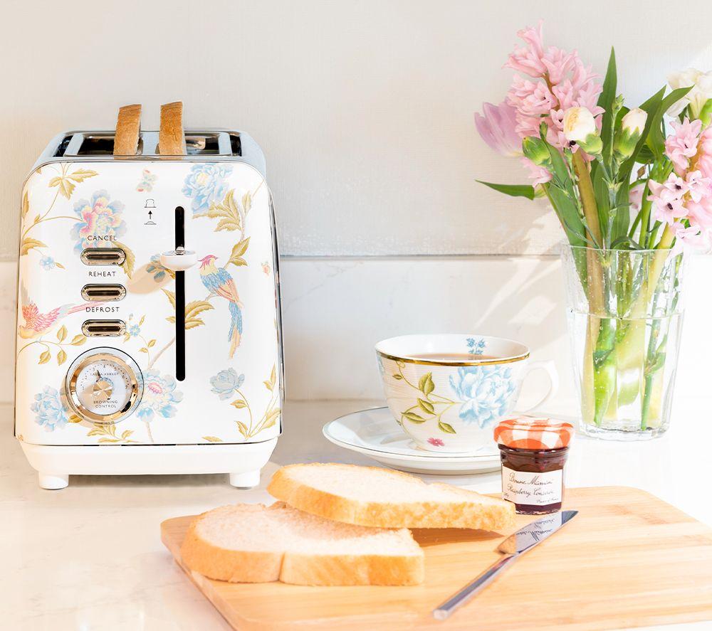 LAURA ASHLEY 2-Slice Toaster - Elveden White image number 6 of 12