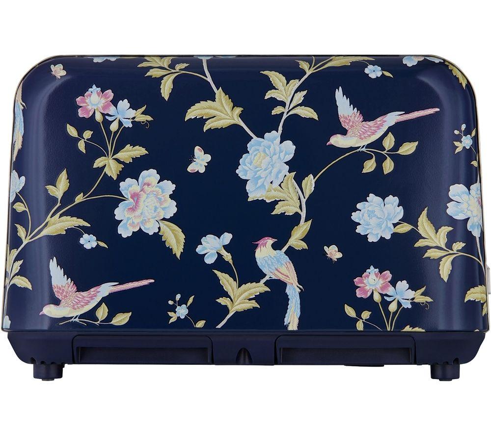 LAURA ASHLEY VQSBT583BSUK 4-Slice Toaster - Elveden Navy image number 3 of 15