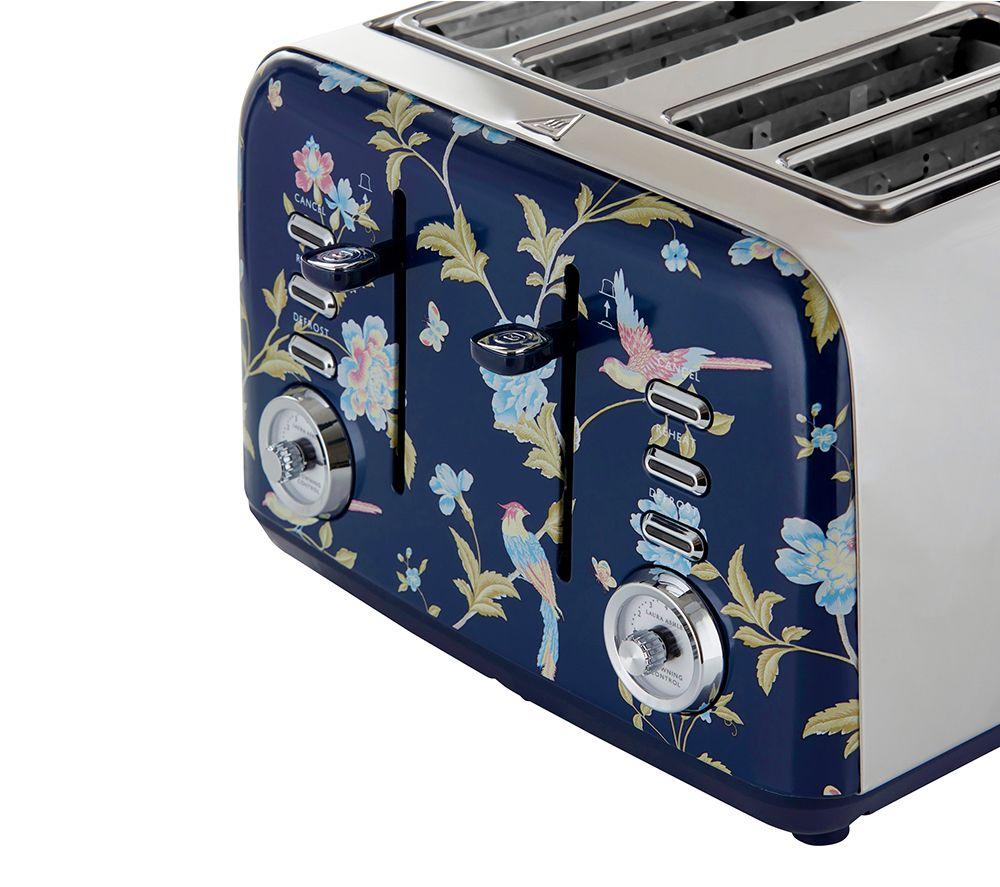 LAURA ASHLEY VQSBT583BSUK 4-Slice Toaster - Elveden Navy image number 12 of 15