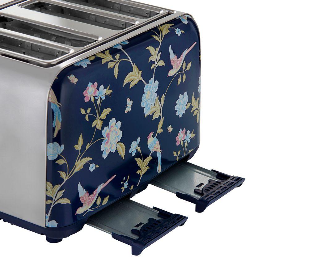 LAURA ASHLEY VQSBT583BSUK 4-Slice Toaster - Elveden Navy image number 15 of 15
