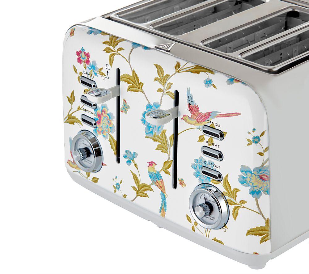 LAURA ASHLEY VQSBT583WSUK 4-Slice Toaster - Elveden White image number 12 of 14