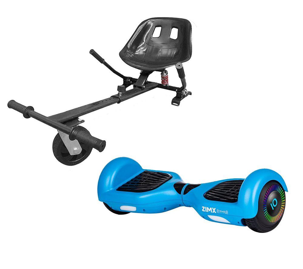 ZIMX HB2 Hoverboard & HK2 HoverKart Bundle - Blue