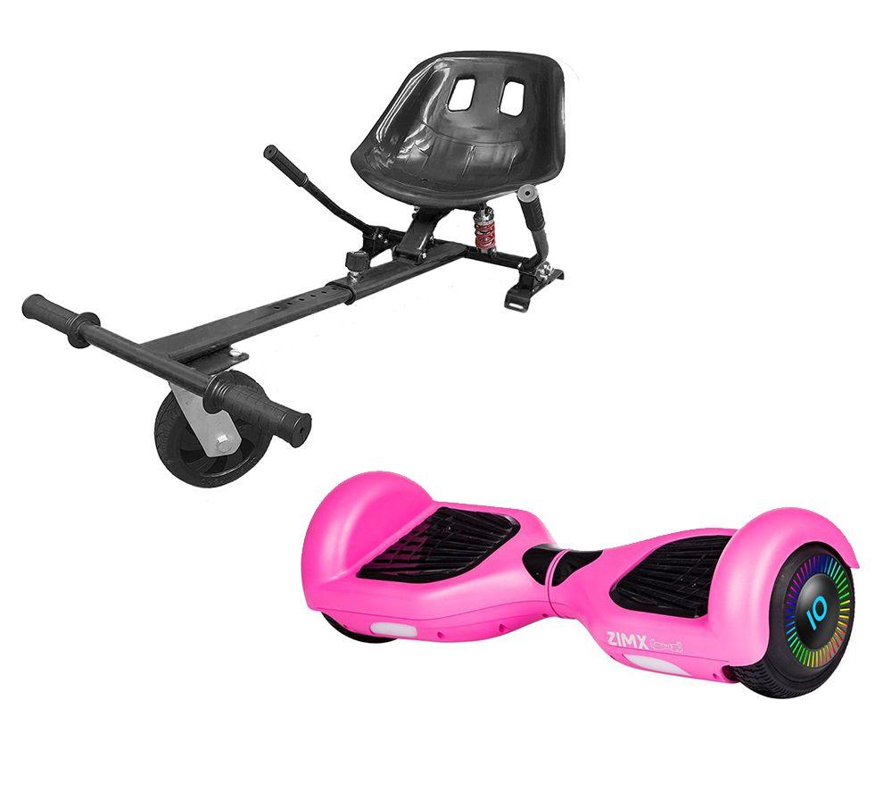 ZIMX HB2 Hoverboard & HK2 HoverKart Bundle - Pink