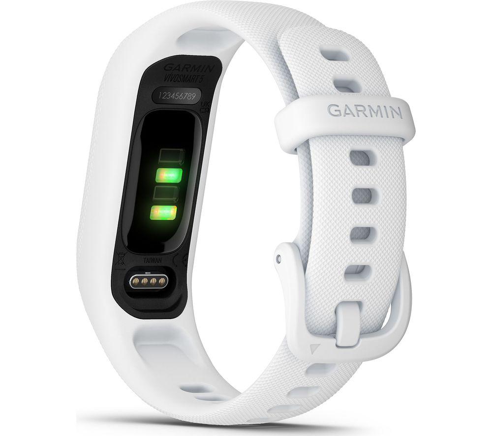 Buy GARMIN Vivosmart 5 - White, Medium | Currys