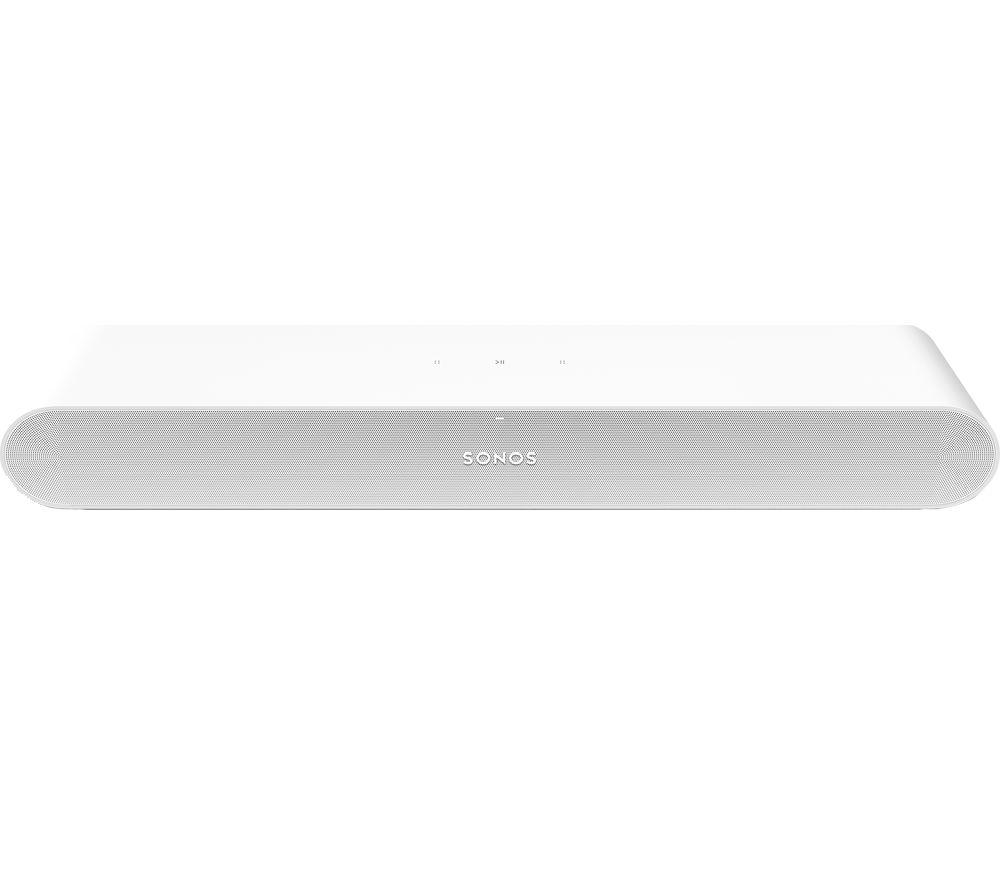 SONOS Ray Compact Sound Bar - White, White