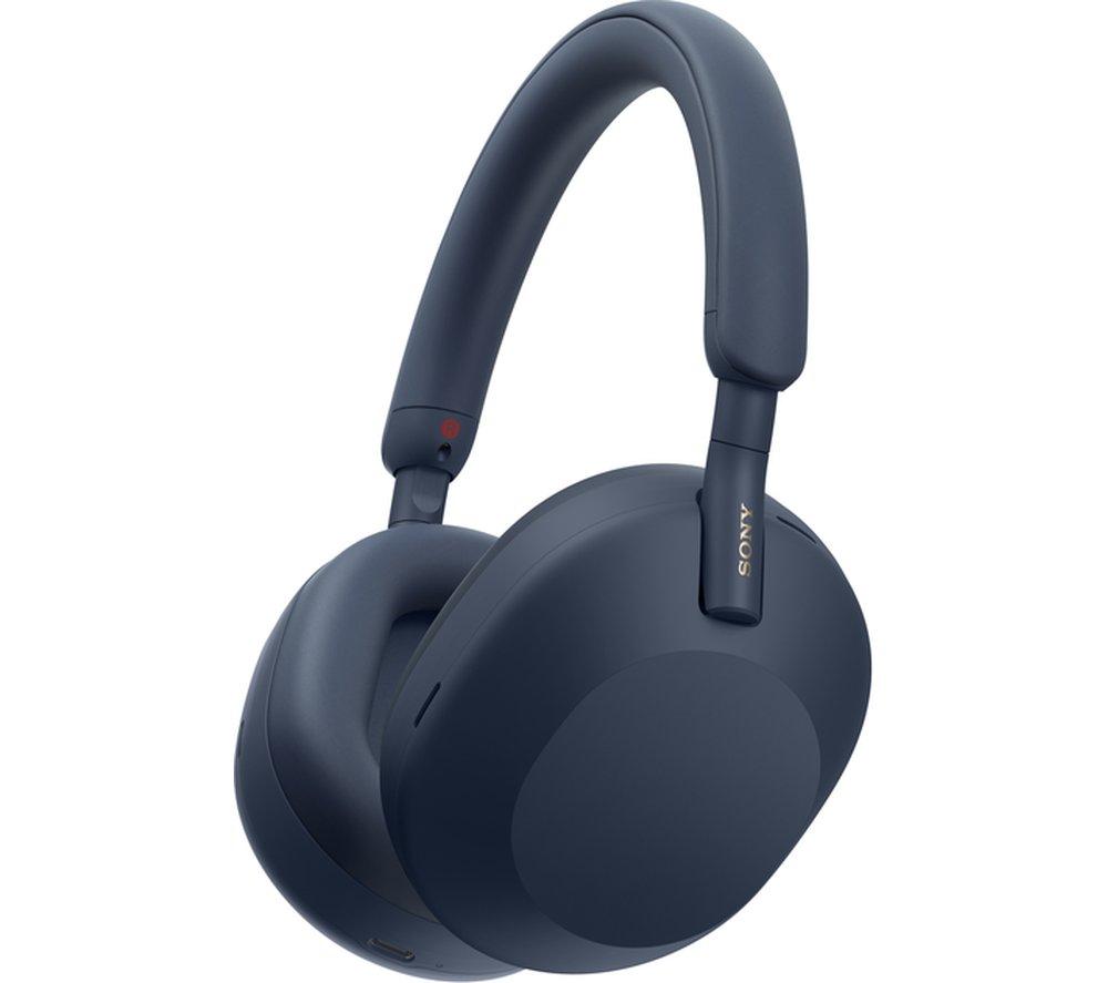 SONY WH-1000XM5 Wireless Bluetooth Noise-Cancelling Headphones - Midnight Blue, Blue