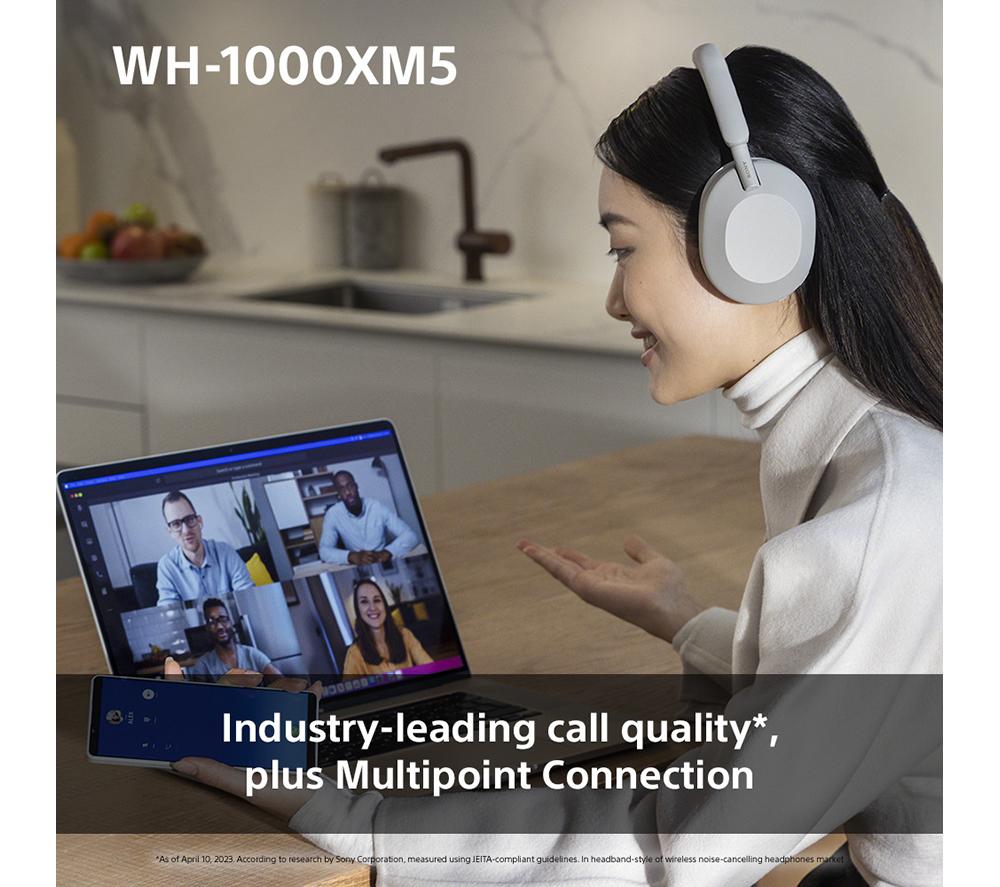 SONY WH-1000XM5 Wireless Bluetooth Noise-Cancelling Headphones - Midnight Blue - image 9