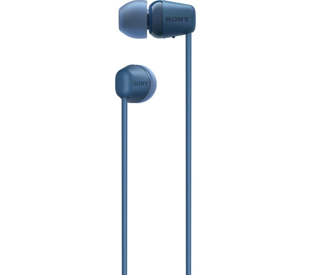 Buy SONY WI C100 Wireless Bluetooth Earphones Blue Currys