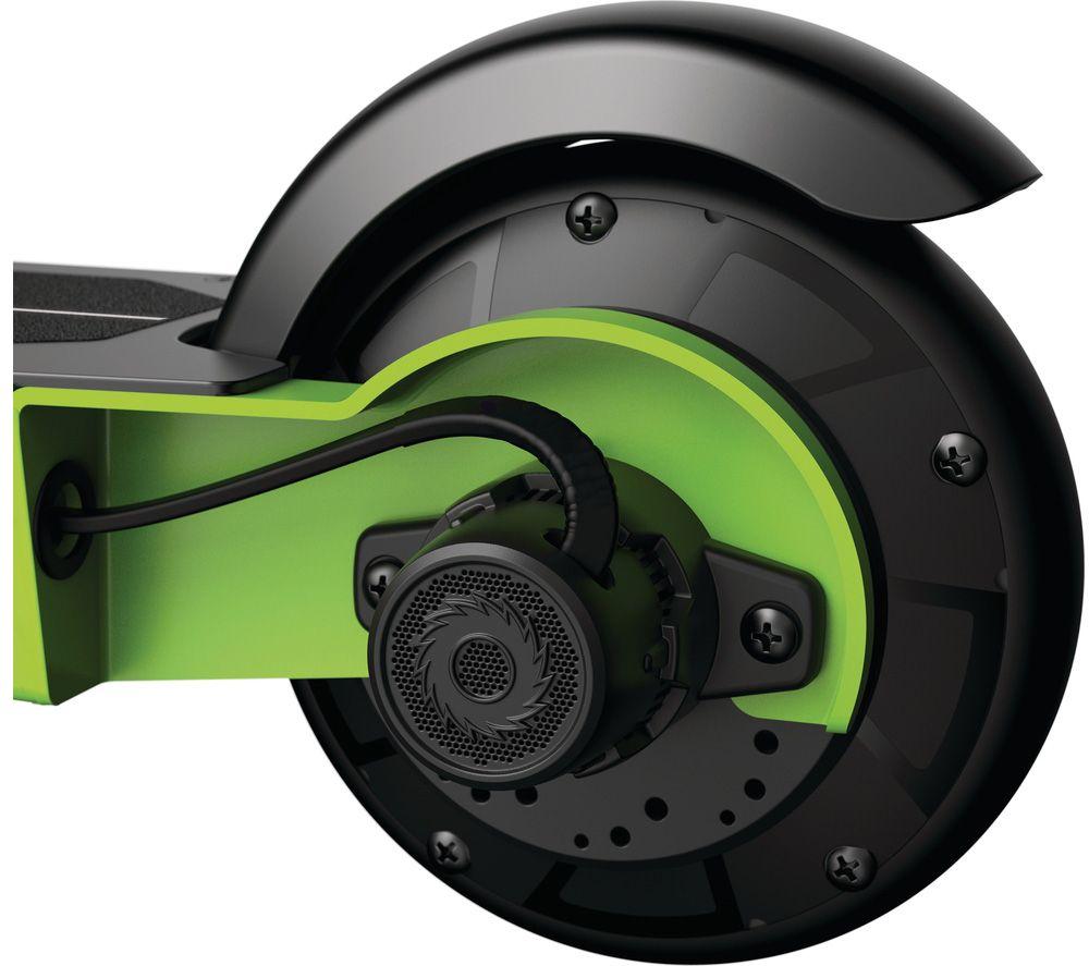 RAZOR Power Core S80 Electric Kids' Scooter - Black & Green image number 4 of 9