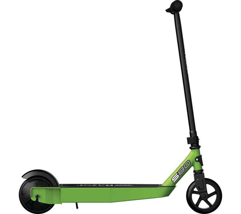 RAZOR Power Core S80 Electric Kids' Scooter - Black & Green image number 7 of 9