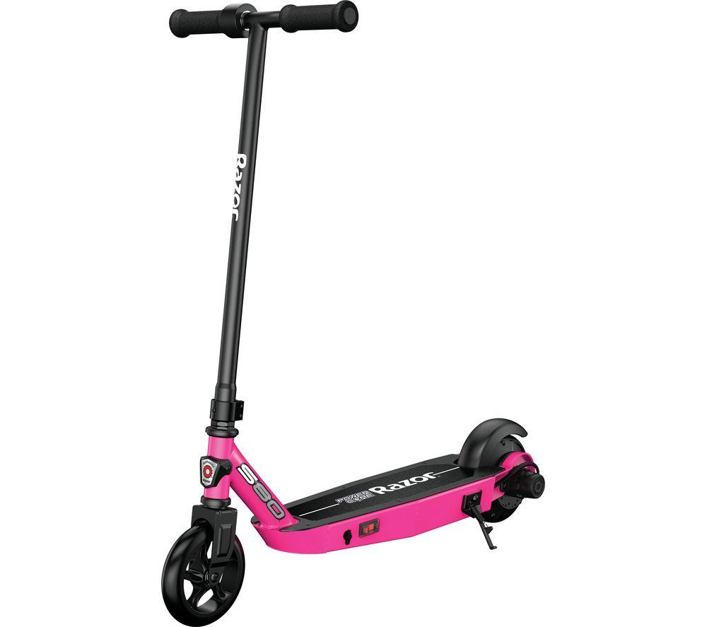 RAZOR Power Coreu0026tradeS80 Electric Kids Scooter - Black & Pink, Pink,Black