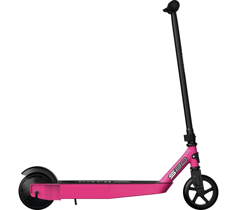 RAZOR Power Core S80 Electric Kids' Scooter - Black & Pink image number 7 of 9