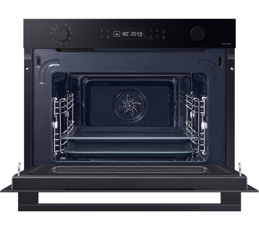 SAMSUNG Bespoke Series 4 NQ5B4553FBK/U4 Built-in Compact Combination Microwave - Black Glass image number 2 of 10