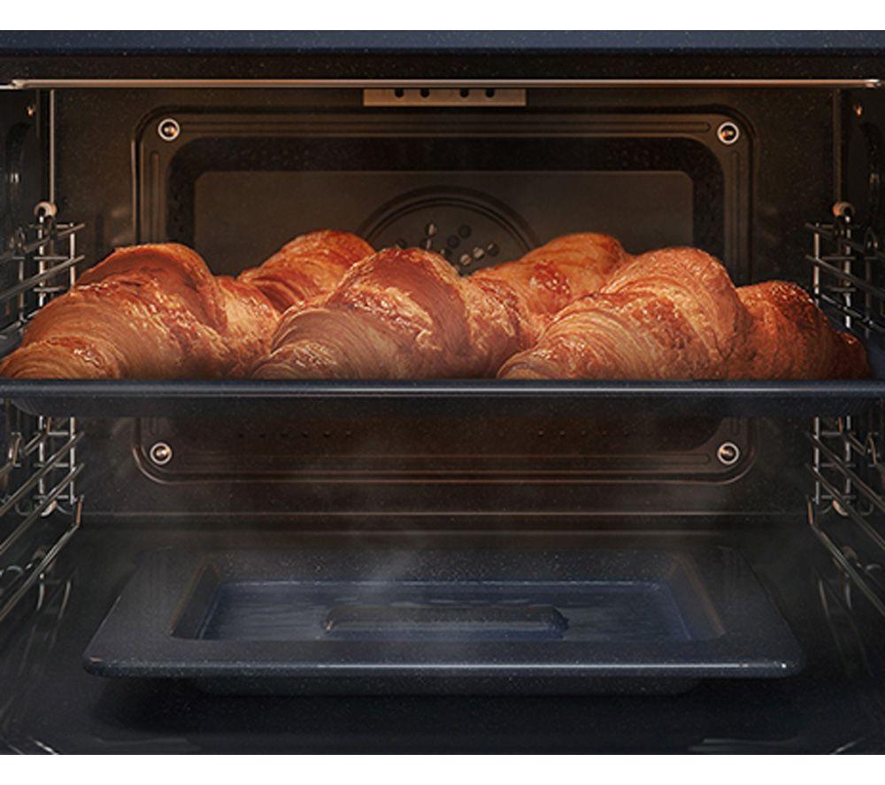 SAMSUNG Bespoke Series 4 NQ5B4553FBK/U4 Built-in Compact Combination Microwave - Black Glass image number 5 of 10