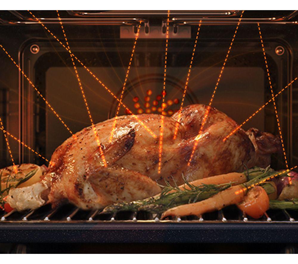 SAMSUNG Bespoke Series 4 NQ5B4553FBK/U4 Built-in Compact Combination Microwave - Black Glass image number 6 of 10