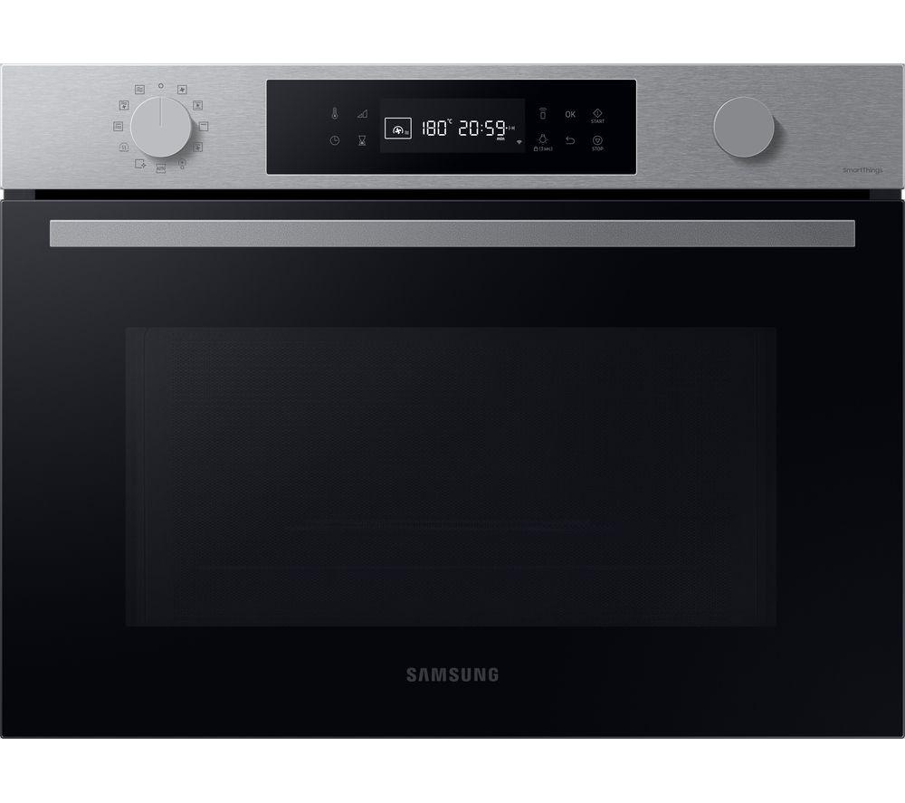 SAMSUNG Series 4 NQ5B4553FBS/U4 Built-in Compact Combination Microwave – Stainless Steel, Stainless Steel