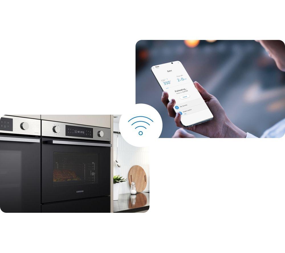 SAMSUNG Series 4 NQ5B4553FBS/U4 Built-in Compact Combination Microwave - Stainless Steel image number 10 of 11