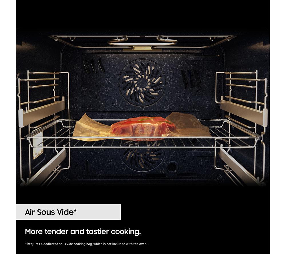 SAMSUNG Series 4 Dual Cook Flex NV7B45305AK/U4 Electric Smart Oven - Clean Black image number 6 of 12