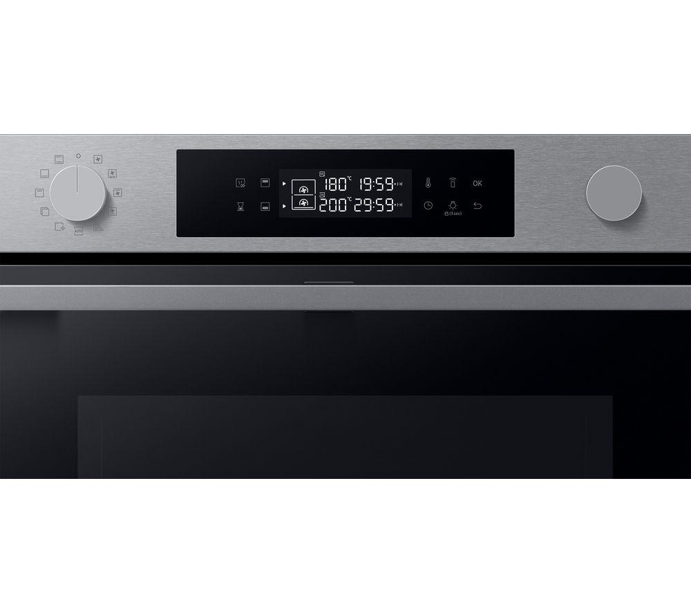 SAMSUNG Series 4 Dual Cook Flex NV7B45305AS/U4 Electric Pyrolytic Smart Oven - Stainless Steel image number 4 of 11