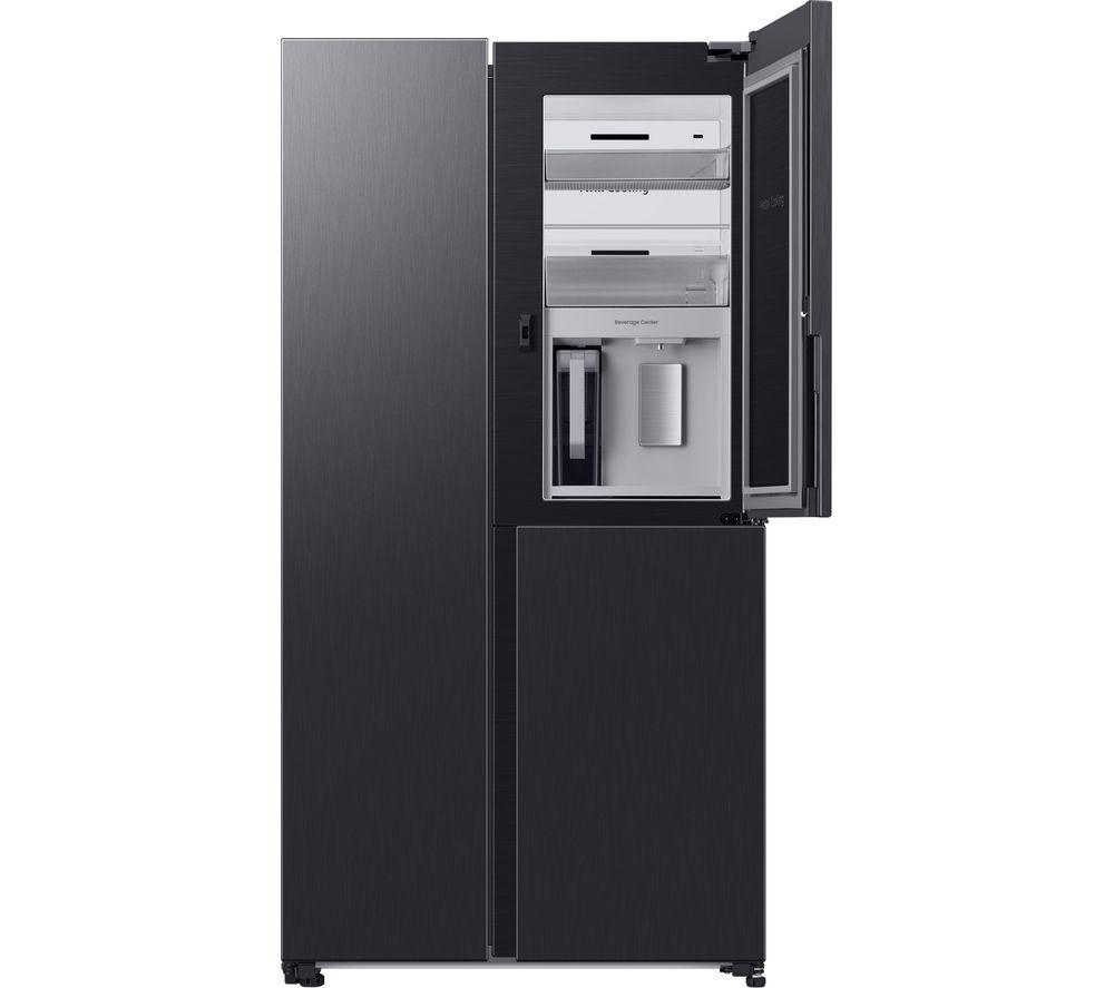SAMSUNG Series 9 Beverage Center RH69B8931B1/EU American-Style Fridge Freezer – Black Stainless, Black