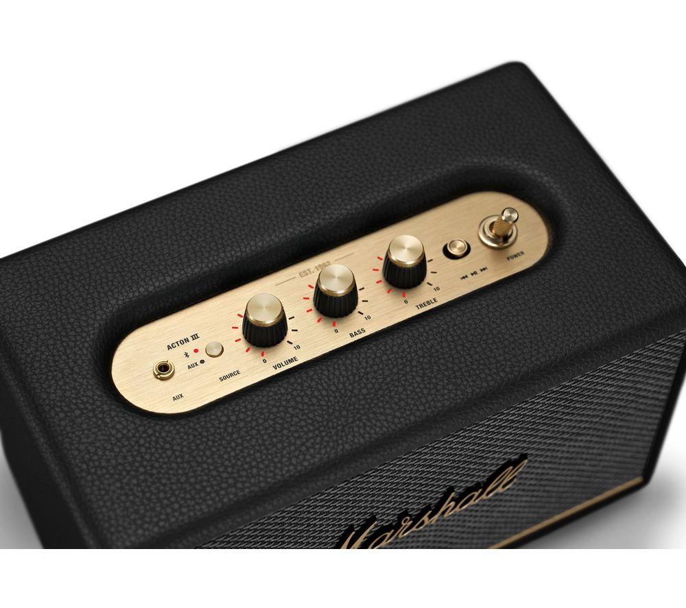 Marshall Acton III BLACK　未使用品 ACTON III – Marshall │ 完実電気株式会社 | KANJITSU DENKI CO.,LTD