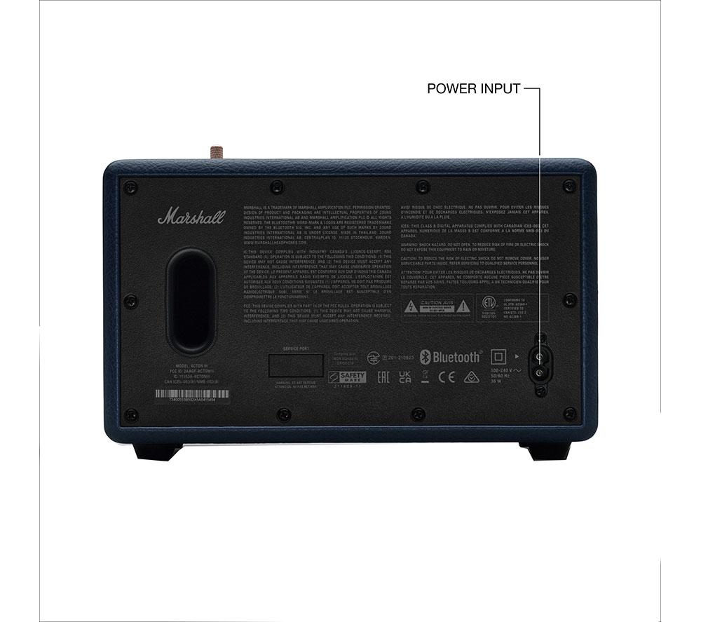 MARSHALL Acton III Bluetooth Speaker - Midnight Blue image number 7 of 8