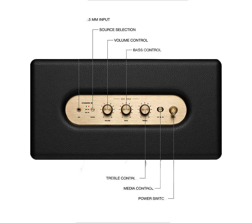 MARSHALL Stanmore III Bluetooth Speaker - Black image number 6 of 10