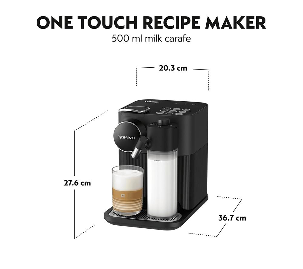 NESPRESSO by Delonghi Gran Lattisima Pod EN640.B Coffee Machine - Black image number 4 of 10
