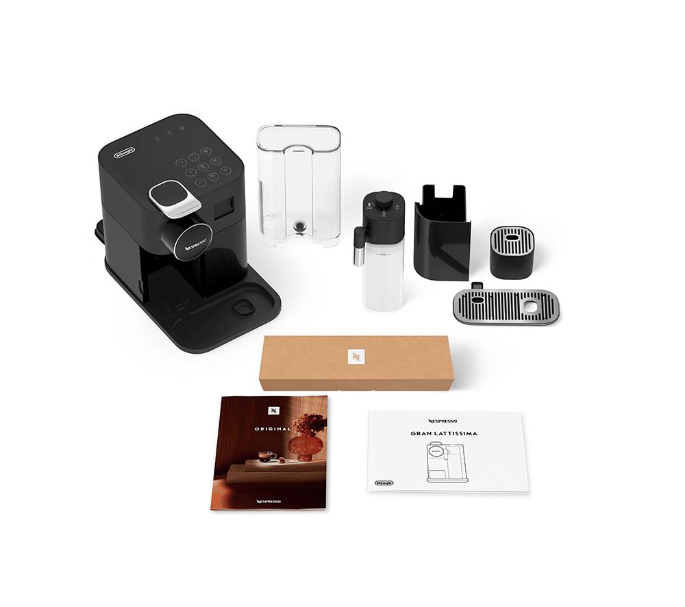 NESPRESSO by Delonghi Gran Lattisima Pod EN640.B Coffee Machine - Black image number 8 of 10
