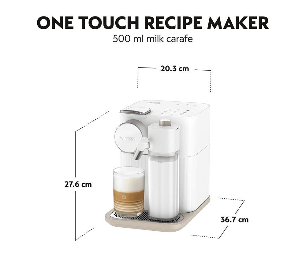 NESPRESSO by Delonghi Gran Lattisima Pod EN640.W Coffee Machine - White image number 4 of 10