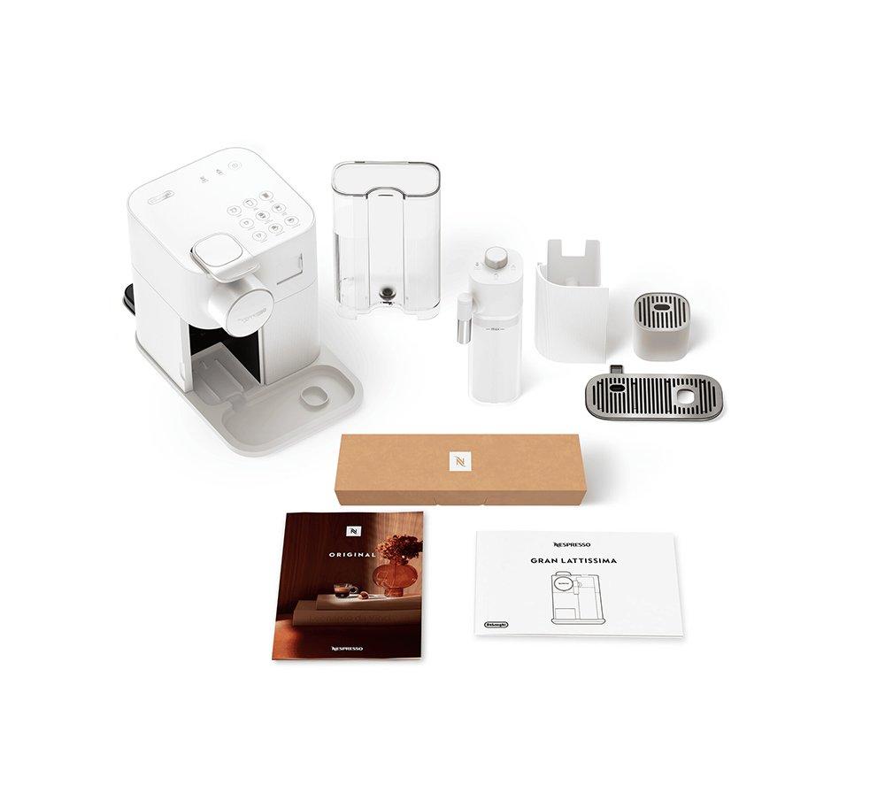 NESPRESSO by Delonghi Gran Lattisima Pod EN640.W Coffee Machine - White image number 8 of 10