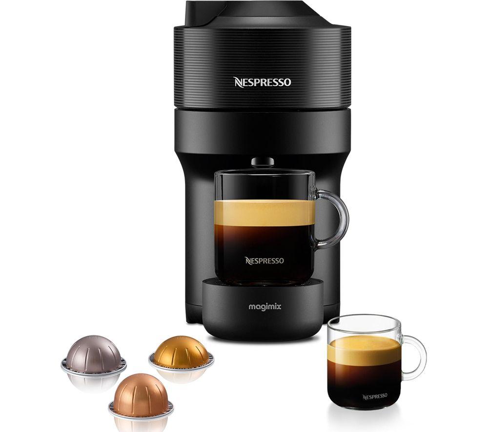  Nespresso Vertuo Next Deluxe Coffee and Espresso Maker, Pure  Chrome with Aeroccino Milk Frother,1.1 liter, Black,Dark Chrome: Home &  Kitchen