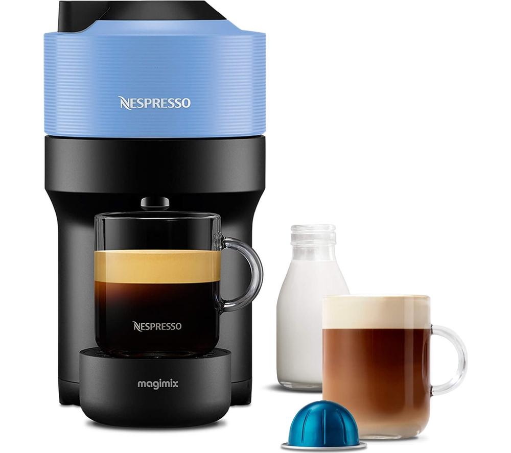 Nespresso Vertuo Pop Cold Coffee Machine Set, Pacific Blue