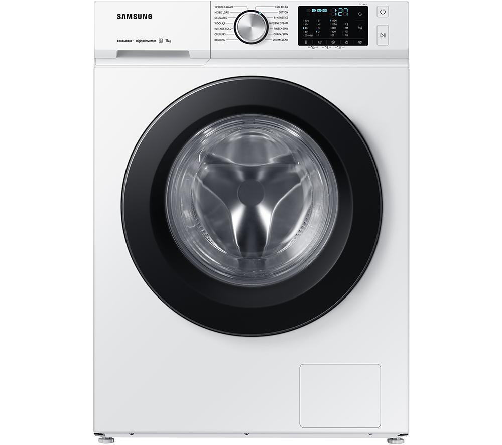 SAMSUNG Bespoke Series 5 SpaceMax WW11BBA046AW/EU 11 kg 1400 Spin Washing Machine - White, White
