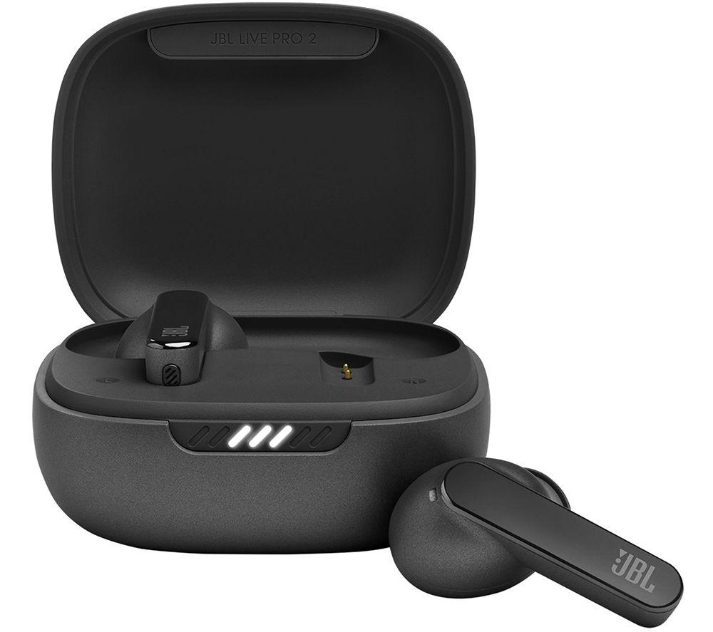 JBL Live Pro 2 TWS Wireless Bluetooth Noise-Cancelling Earbuds - Black, Black